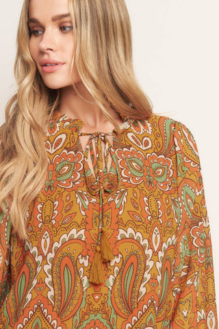 CROSS MY MIND WOVEN MINI DRESS - By Baano