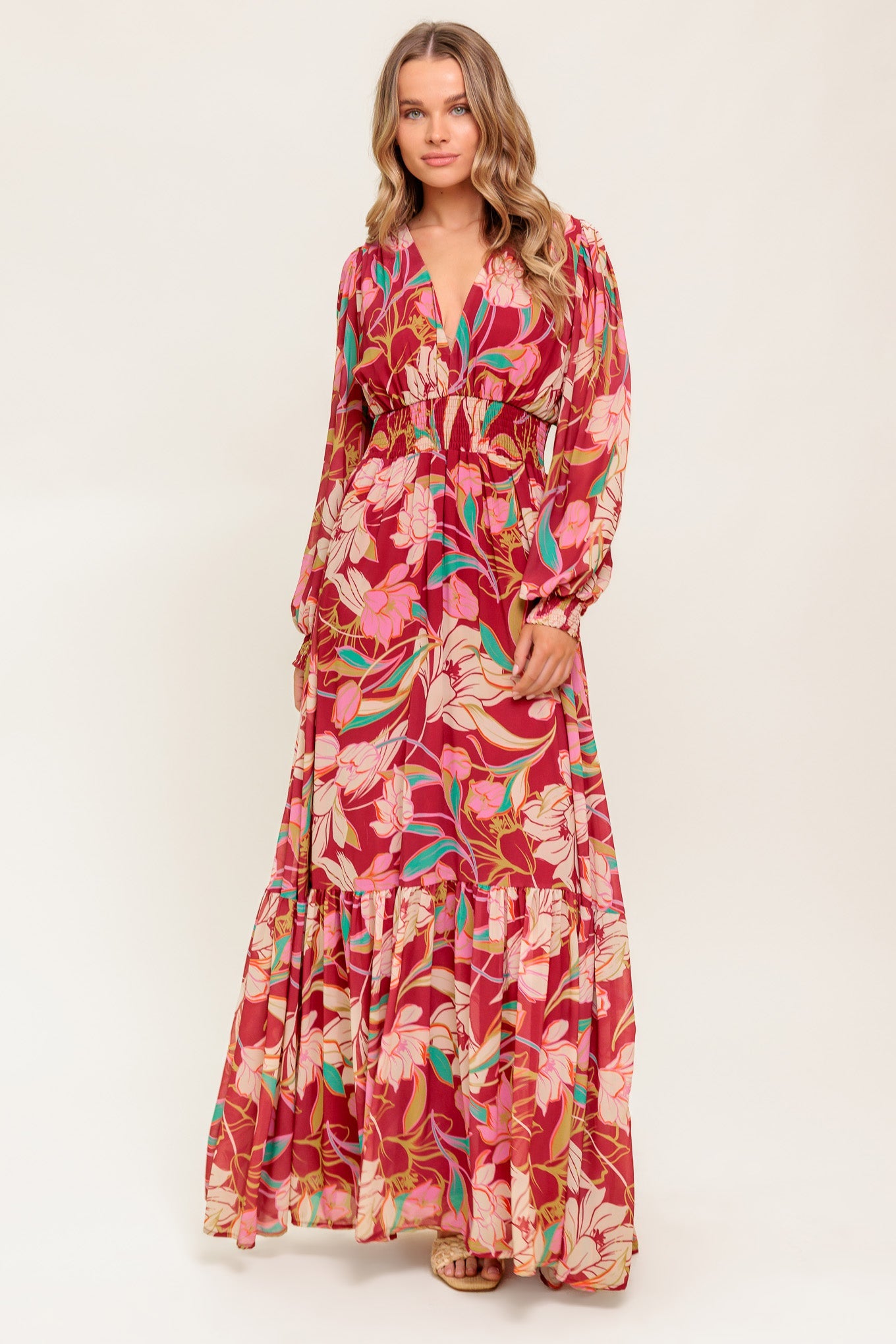 AMAZING PRESENCE WOVEN MAXI DRESS - By Baano