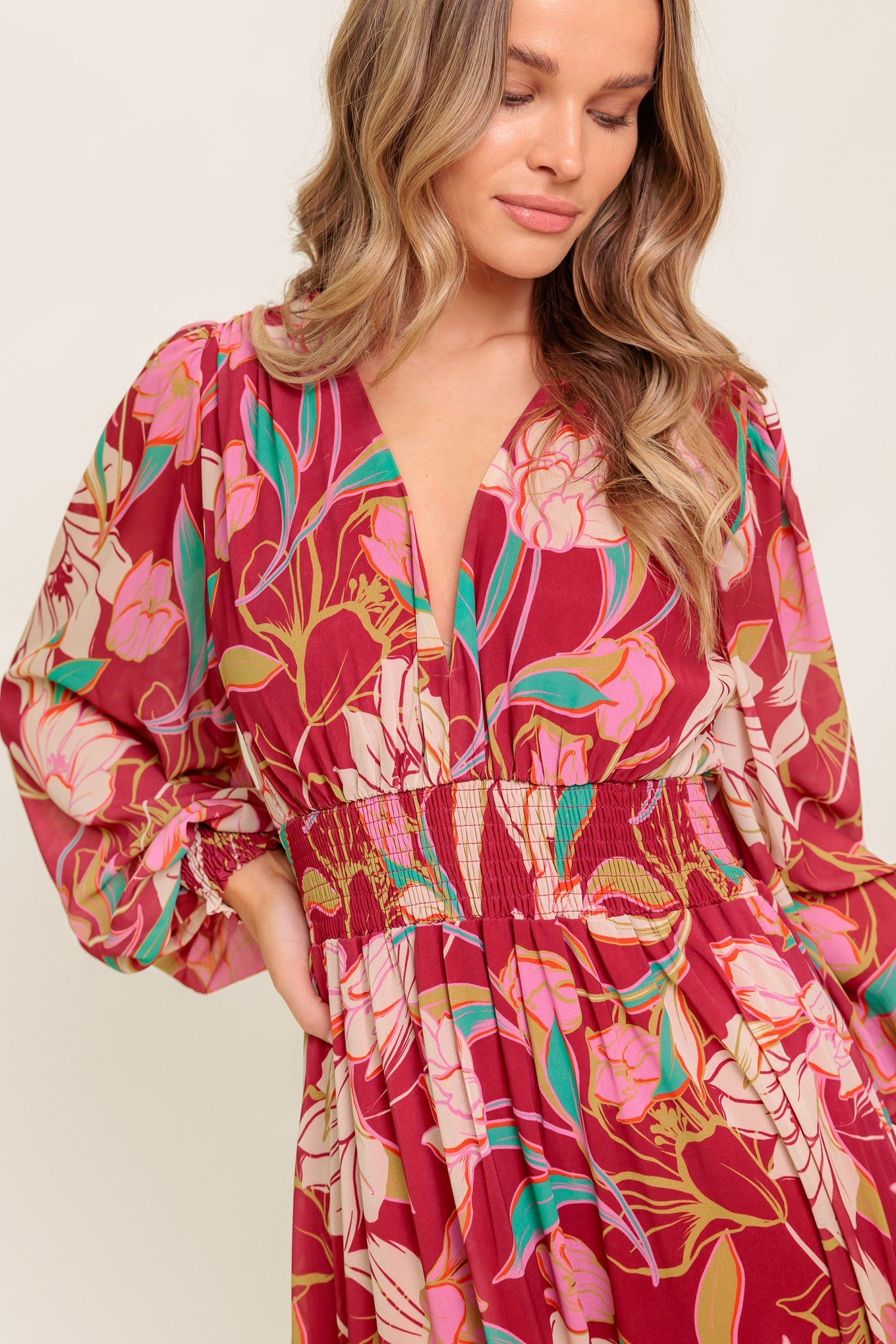 AMAZING PRESENCE WOVEN MAXI DRESS - By Baano