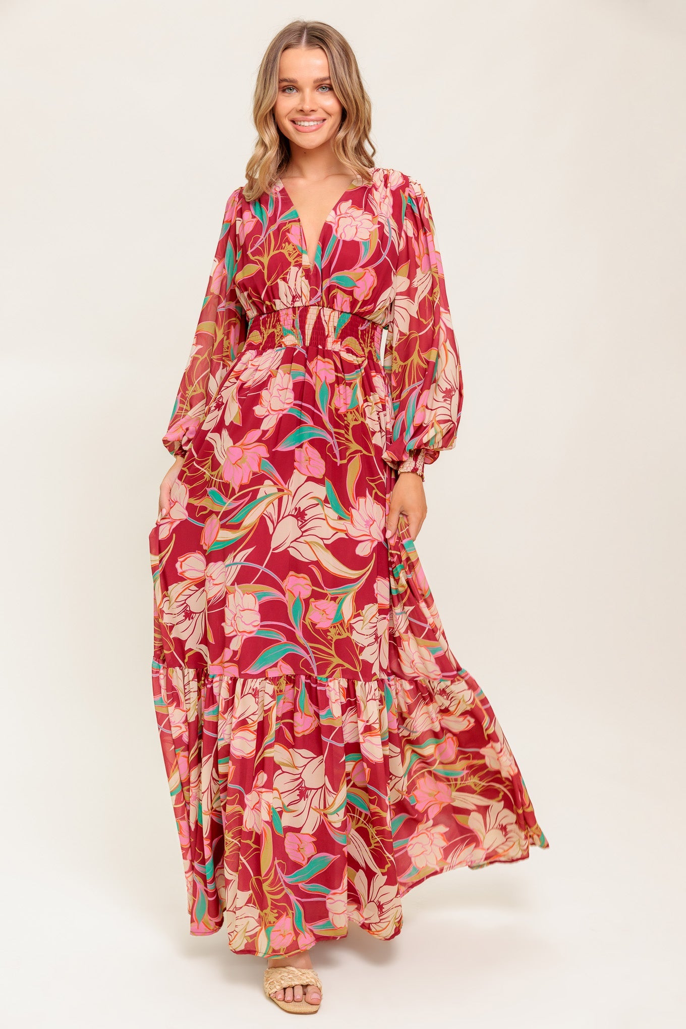 AMAZING PRESENCE WOVEN MAXI DRESS - By Baano