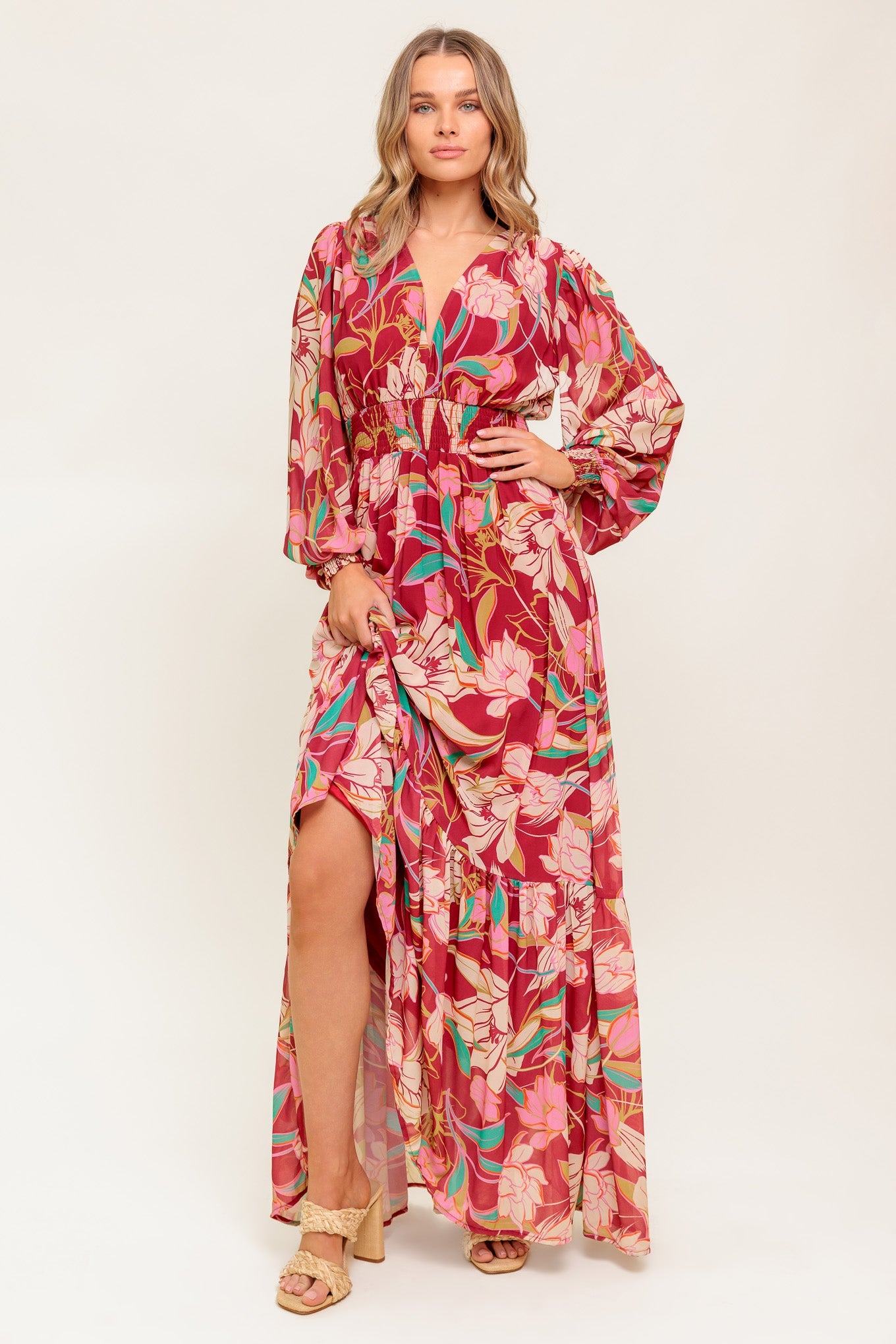 AMAZING PRESENCE WOVEN MAXI DRESS - By Baano
