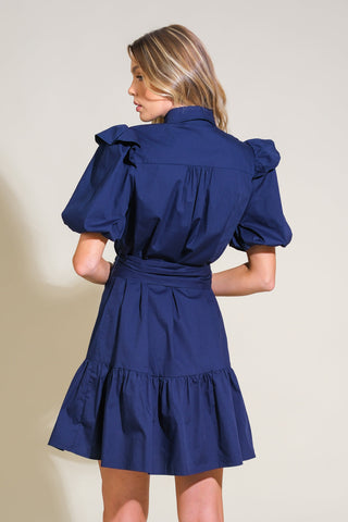 IRIDESCENT DREAM WOVEN MINI DRESS - By Baano