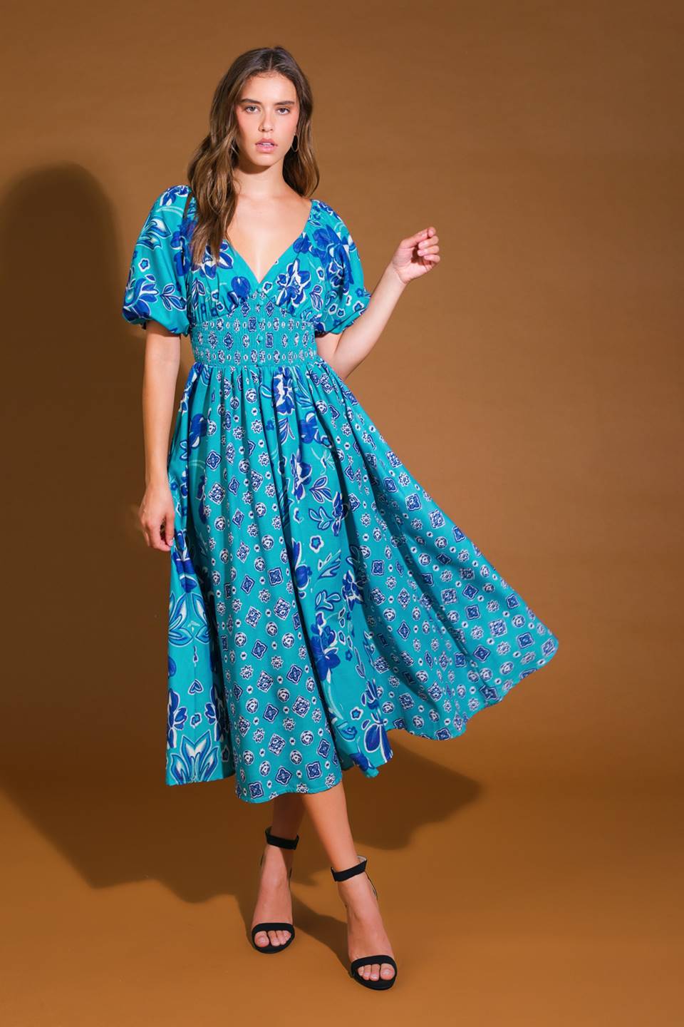 NEW CASTLE WOVEN MIDI DRESS - By Baano