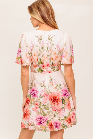 THE WORLD AWAITS LIGHT PINK WOVEN MINI DRESS - By Baano