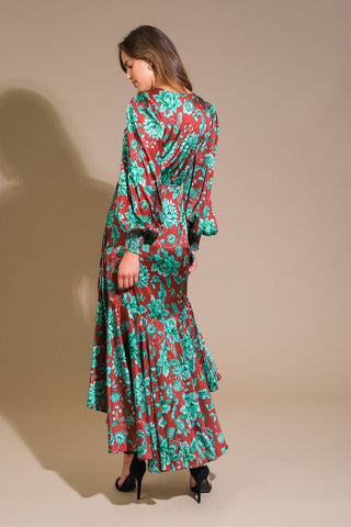 SHEER PASSION WOVEN MAXI DRESS - By Baano