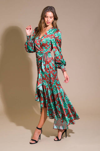 SHEER PASSION WOVEN MAXI DRESS - By Baano