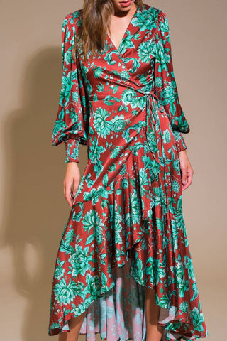 SHEER PASSION WOVEN MAXI DRESS - By Baano