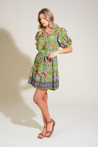 PURE SERENITY WOVEN MINI DRESS - By Baano