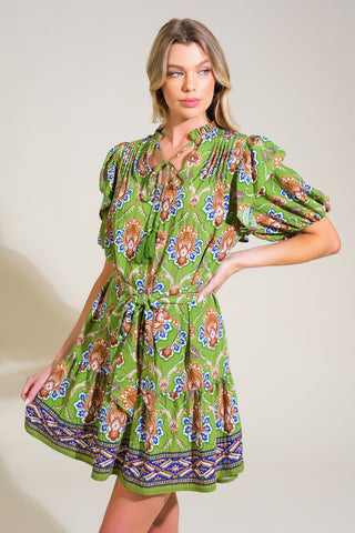 PURE SERENITY WOVEN MINI DRESS - By Baano