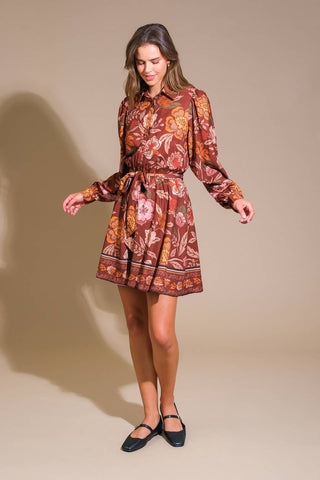 DESERT DAWN WOVEN MINI DRESS - By Baano