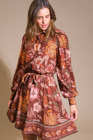 DESERT DAWN WOVEN MINI DRESS - By Baano
