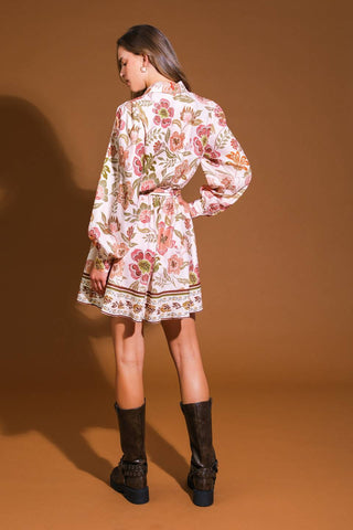 DESERT DAWN WOVEN MINI DRESS - By Baano