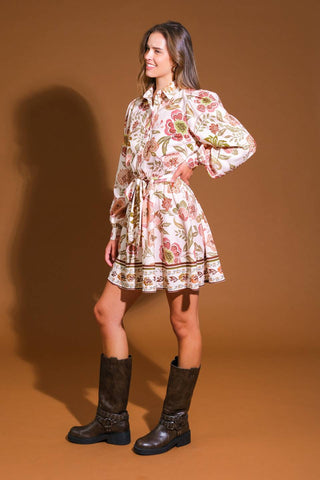 DESERT DAWN WOVEN MINI DRESS - By Baano