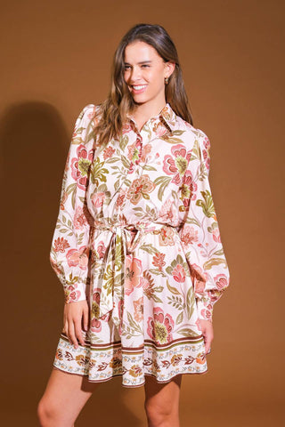 DESERT DAWN WOVEN MINI DRESS - By Baano