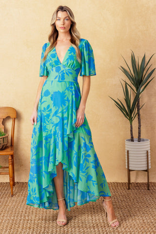 FOREVER DAYDREAMING WOVEN MIDI DRESS - By Baano