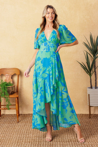 FOREVER DAYDREAMING WOVEN MIDI DRESS - By Baano