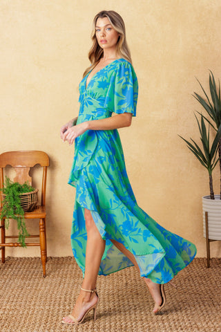 FOREVER DAYDREAMING WOVEN MIDI DRESS - By Baano