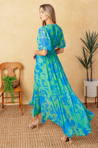 FOREVER DAYDREAMING WOVEN MIDI DRESS - By Baano