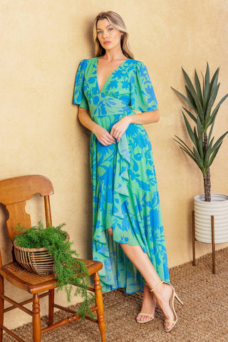 FOREVER DAYDREAMING WOVEN MIDI DRESS - By Baano