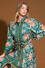 LOVE ESPRESSO WOVEN MIDI DRESS - By Baano