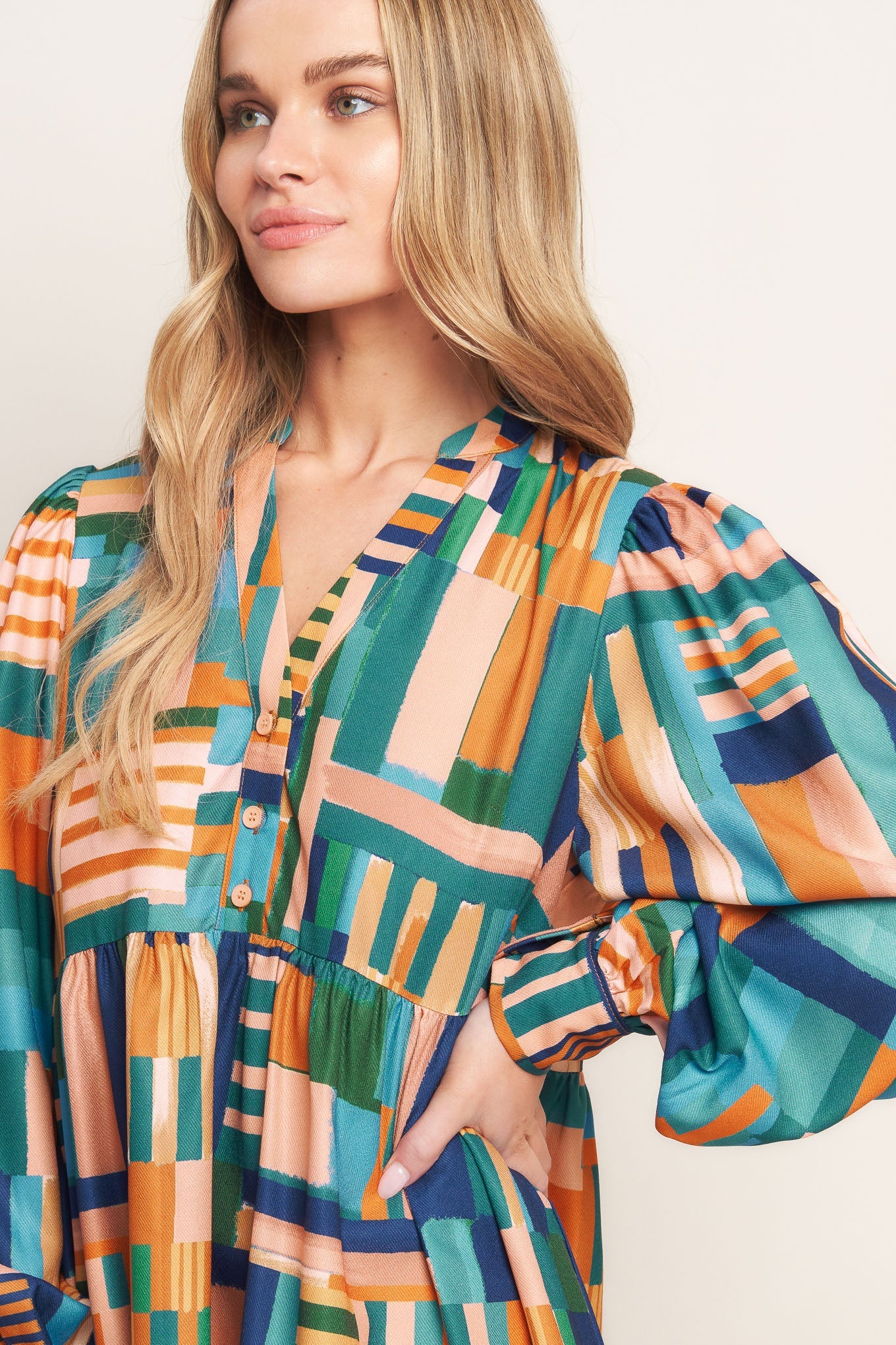 EFFORTLESS SELECTION WOVEN MINI DRESS - By Baano