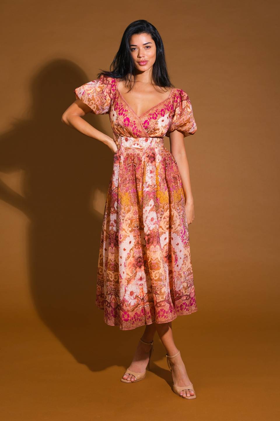 FOR GOOD WOVEN MIDI DRESS - By Baano