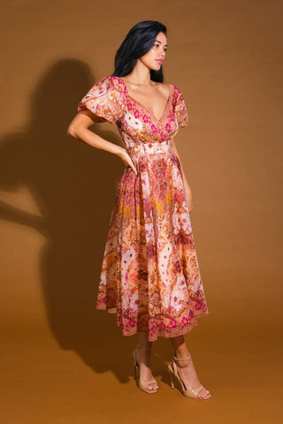 FOR GOOD WOVEN MIDI DRESS - By Baano