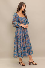 CIRCLE OF FRIENDS DENIM MIDI DRESS - By Baano