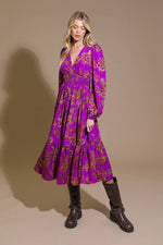 ELEGANTLY ELEVATED WOVEN MIDI DRESS - By Baano