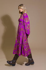 ELEGANTLY ELEVATED WOVEN MIDI DRESS - By Baano