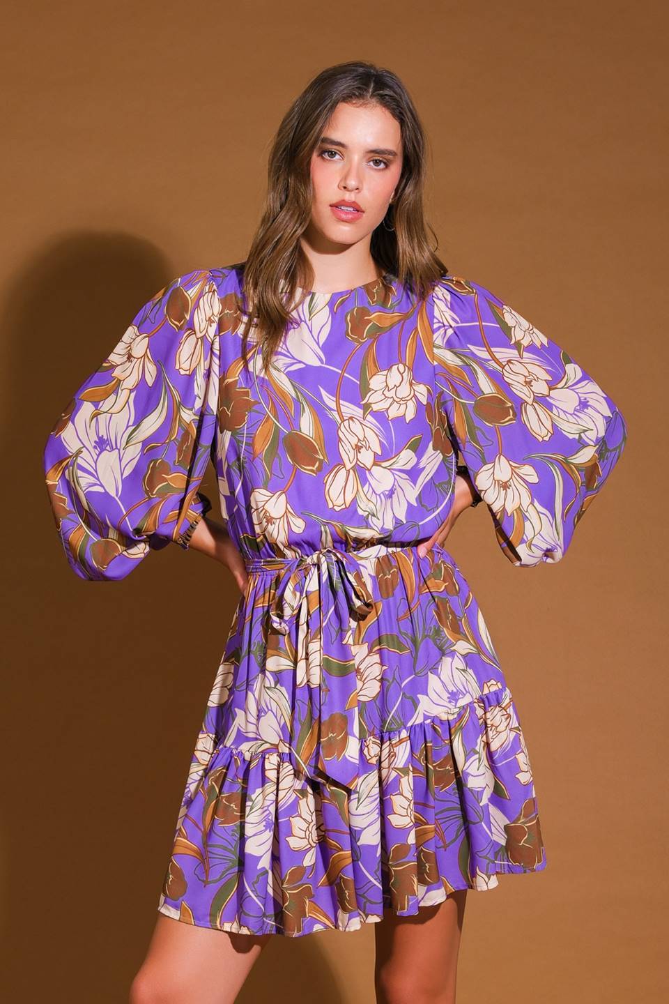 URBAN OASIS WOVEN MINI DRESS - By Baano