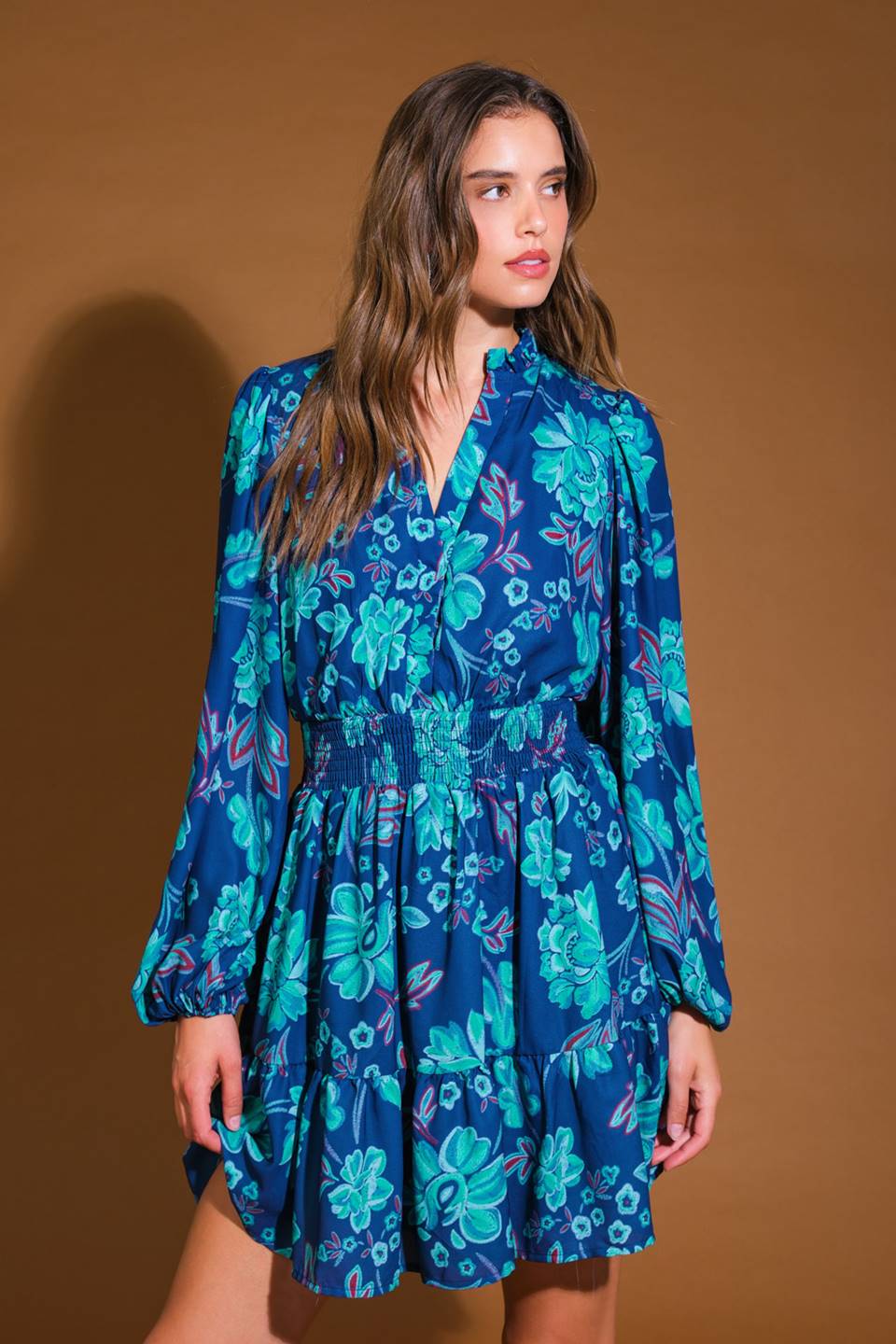 EMPHATICALLY ADORABLE WOVEN MINI DRESS - By Baano