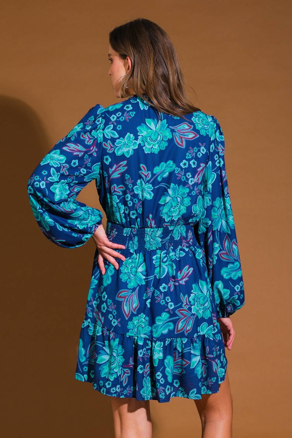 EMPHATICALLY ADORABLE WOVEN MINI DRESS - By Baano