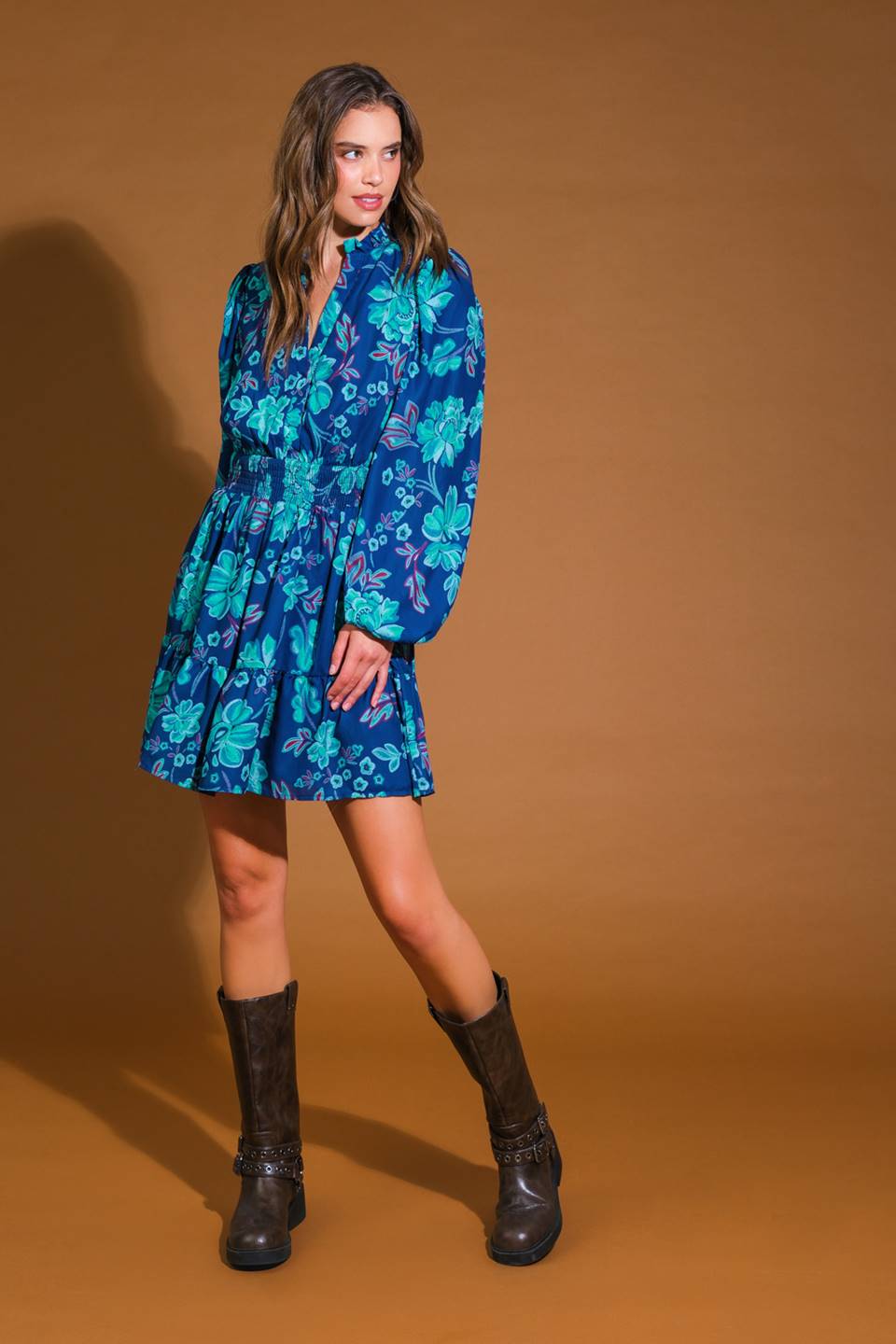 EMPHATICALLY ADORABLE WOVEN MINI DRESS - By Baano