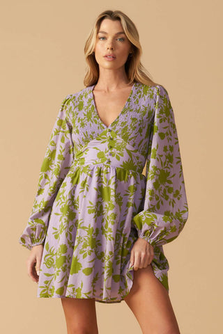 WINGS OF A DREAM WOVEN MINI DRESS - By Baano