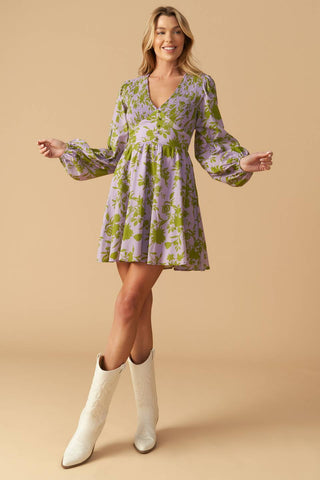 WINGS OF A DREAM WOVEN MINI DRESS - By Baano