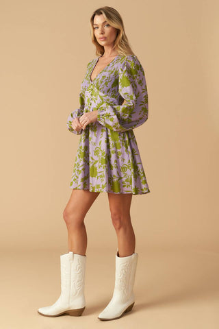 WINGS OF A DREAM WOVEN MINI DRESS - By Baano