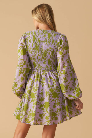 WINGS OF A DREAM WOVEN MINI DRESS - By Baano