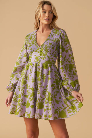 WINGS OF A DREAM WOVEN MINI DRESS - By Baano
