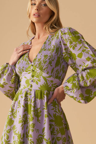 WINGS OF A DREAM WOVEN MINI DRESS - By Baano