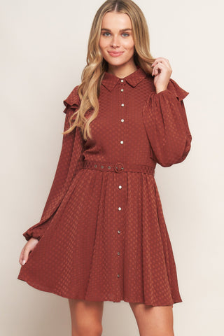 CALL IT LOVE WOVEN MINI DRESS - By Baano