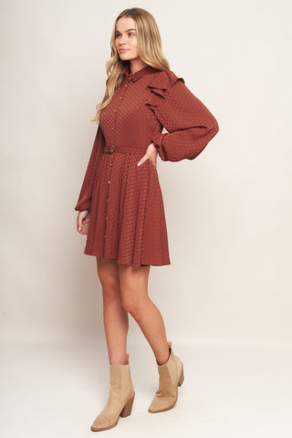 CALL IT LOVE WOVEN MINI DRESS - By Baano