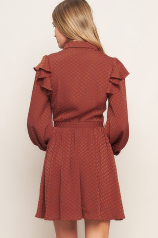 CALL IT LOVE WOVEN MINI DRESS - By Baano