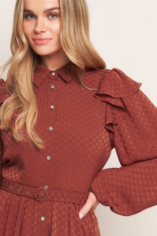 CALL IT LOVE WOVEN MINI DRESS - By Baano