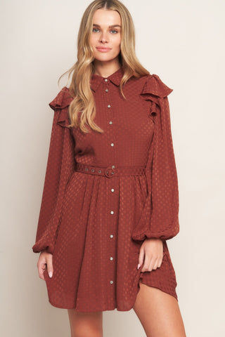 CALL IT LOVE WOVEN MINI DRESS - By Baano