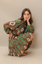 WILD TERRACOTTA WOVEN MINI DRESS - By Baano