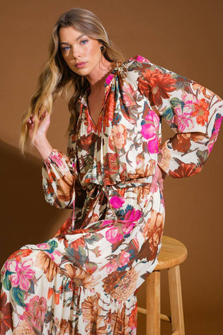 LIVIN' MY BEST LIFE WOVEN MAXI DRESS - By Baano