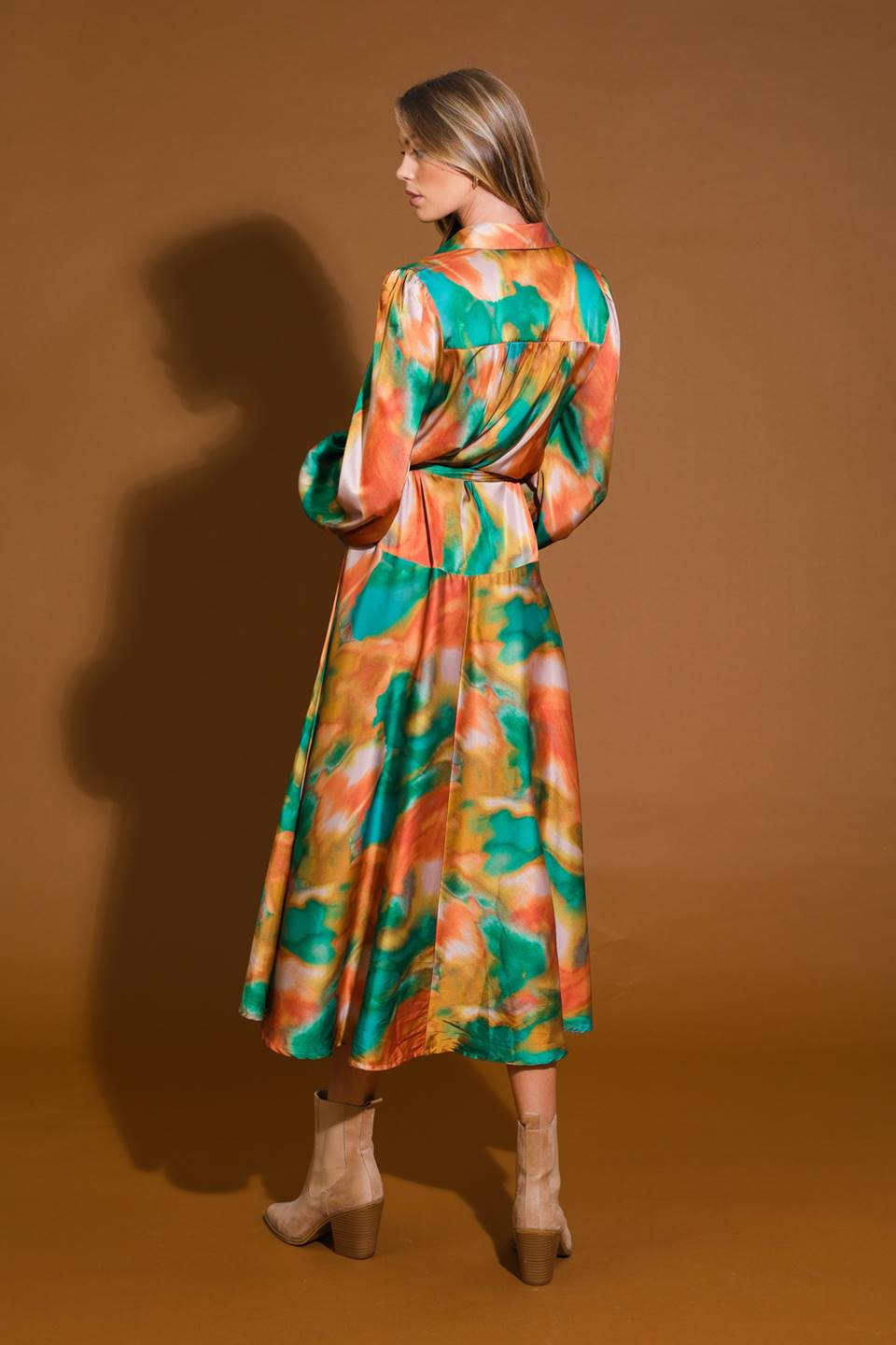 WANNA BE LOVED WOVEN MIDI DRESS - By Baano