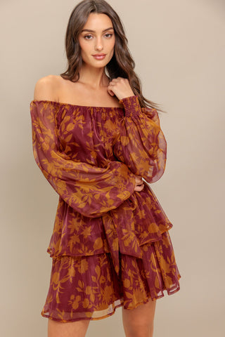 PETAL MIST WOVEN MINI DRESS - By Baano