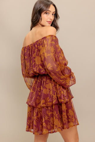 PETAL MIST WOVEN MINI DRESS - By Baano